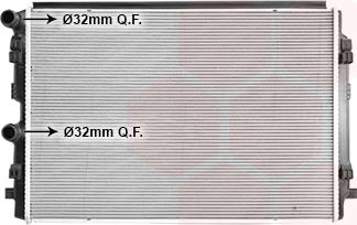 Van Wezel 58012727 - Radiatore, Raffreddamento motore www.autoricambi360.it