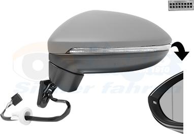 Van Wezel 5819807 - Specchio retrovisore esterno www.autoricambi360.it