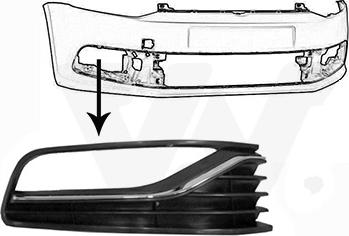 Van Wezel 5814494 - Griglia di ventilazione, Paraurti www.autoricambi360.it