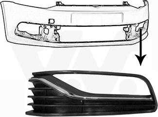 Van Wezel 5814493 - Griglia di ventilazione, Paraurti www.autoricambi360.it