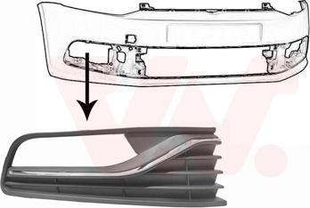 Van Wezel 5814594 - Griglia di ventilazione, Paraurti www.autoricambi360.it
