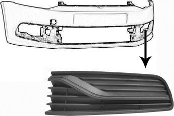 Van Wezel 5814595 - Griglia di ventilazione, Paraurti www.autoricambi360.it