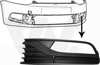Van Wezel 5814597 - Griglia di ventilazione, Paraurti www.autoricambi360.it