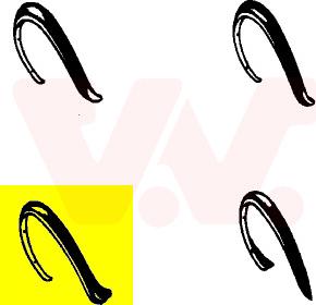 Van Wezel 5812523 - Allargamento parafango www.autoricambi360.it