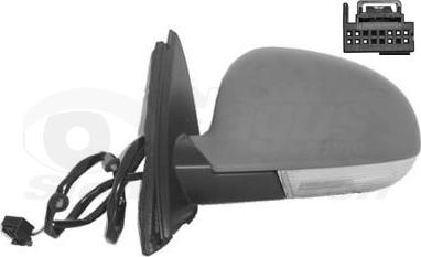 Van Wezel 5886807 - Specchio retrovisore esterno www.autoricambi360.it