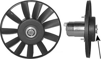 Van Wezel 5880745 - Ventola, Raffreddamento motore www.autoricambi360.it