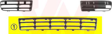 Van Wezel 5888590 - Griglia di ventilazione, Paraurti www.autoricambi360.it