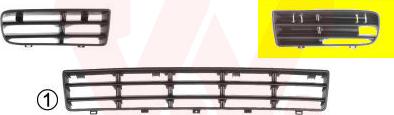 Van Wezel 5888591 - Griglia di ventilazione, Paraurti www.autoricambi360.it