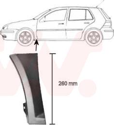 Van Wezel 5888155 - Parafango www.autoricambi360.it
