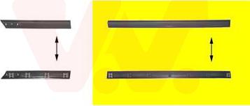 Van Wezel 5883424 - Modanatura decorativa / protettiva, Portiera www.autoricambi360.it