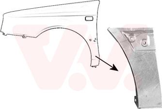 Van Wezel 5883155 - Parafango www.autoricambi360.it