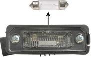 Van Wezel 5839920 - Luce targa www.autoricambi360.it
