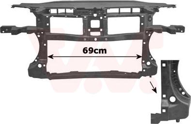 Van Wezel 5839668 - Pannellatura anteriore www.autoricambi360.it