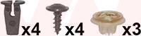 Van Wezel 5829796 - Kit montaggio, Parafango www.autoricambi360.it