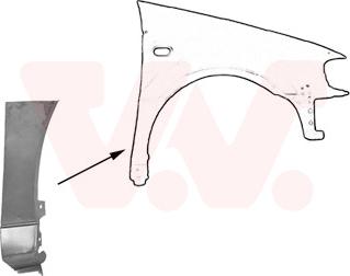 Van Wezel 5824156 - Parafango www.autoricambi360.it