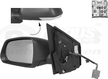 Van Wezel 5828807 - Specchio retrovisore esterno www.autoricambi360.it