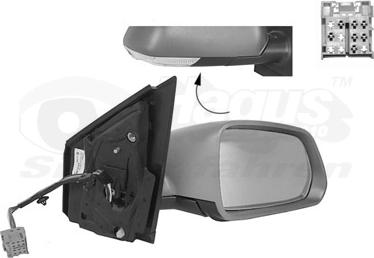 Van Wezel 5828818 - Specchio retrovisore esterno www.autoricambi360.it