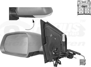 Van Wezel 5828813 - Specchio retrovisore esterno www.autoricambi360.it