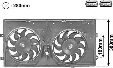Van Wezel 5874748 - Ventola, Raffreddamento motore www.autoricambi360.it