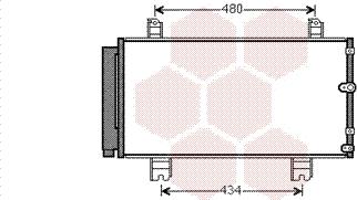 Van Wezel 53005572 - Condensatore, Climatizzatore www.autoricambi360.it