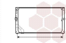Van Wezel 53005166 - Condensatore, Climatizzatore www.autoricambi360.it