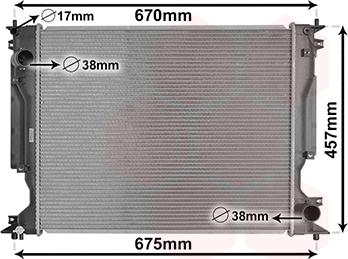 Van Wezel 53002717 - Radiatore, Raffreddamento motore www.autoricambi360.it
