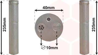 Van Wezel 5300D017 - Essiccatore, Climatizzatore www.autoricambi360.it