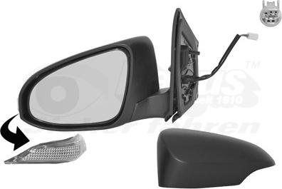 Van Wezel 5314805 - Specchio retrovisore esterno www.autoricambi360.it