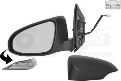 Van Wezel 5314817 - Specchio retrovisore esterno www.autoricambi360.it