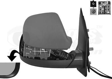 Van Wezel 5794818 - Specchio retrovisore esterno www.autoricambi360.it