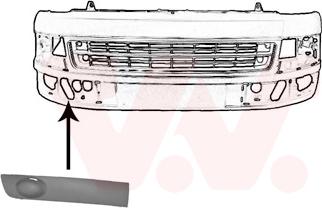 Van Wezel 5790492 - Griglia di ventilazione, Paraurti www.autoricambi360.it