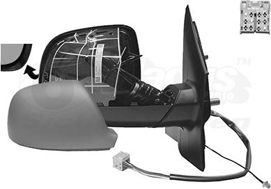 Van Wezel 5790828 - Specchio retrovisore esterno www.autoricambi360.it