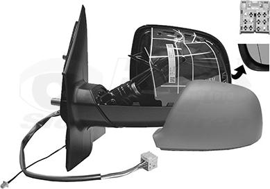 Van Wezel 5790827 - Specchio retrovisore esterno www.autoricambi360.it