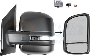 Van Wezel 5792819 - Specchio retrovisore esterno www.autoricambi360.it