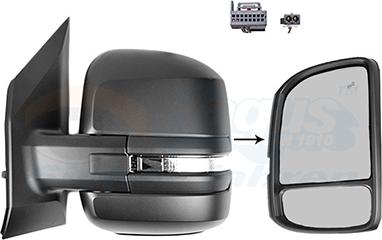 Van Wezel 5792817 - Specchio retrovisore esterno www.autoricambi360.it