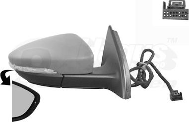 Van Wezel 5740818 - Specchio retrovisore esterno www.autoricambi360.it