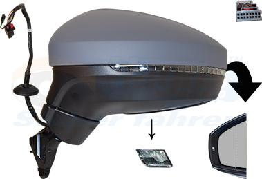 Van Wezel 5747817 - Specchio retrovisore esterno www.autoricambi360.it