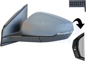 Van Wezel 5751807 - Specchio retrovisore esterno www.autoricambi360.it