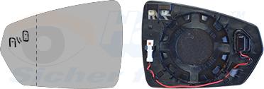 Van Wezel 5751835 - Vetro specchio, Specchio esterno www.autoricambi360.it