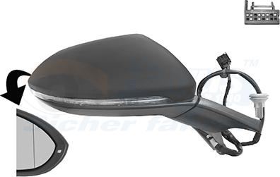 Van Wezel 5766806 - Specchio retrovisore esterno www.autoricambi360.it