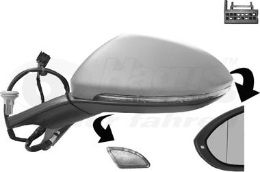 Van Wezel 5766827 - Specchio retrovisore esterno www.autoricambi360.it