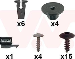 Van Wezel 5766794 - Kit montaggio, Paraurti www.autoricambi360.it