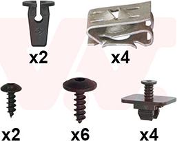Van Wezel 5766793 - Kit montaggio, Paraurti www.autoricambi360.it
