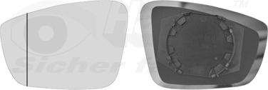 Van Wezel 5701831 - Vetro specchio, Specchio esterno www.autoricambi360.it