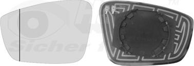Van Wezel 5701837 - Vetro specchio, Specchio esterno www.autoricambi360.it
