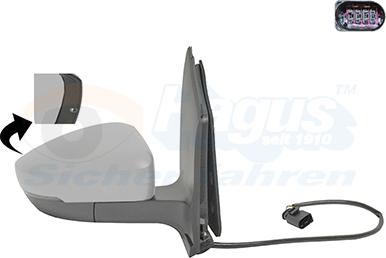 Van Wezel 5702808 - Specchio retrovisore esterno www.autoricambi360.it