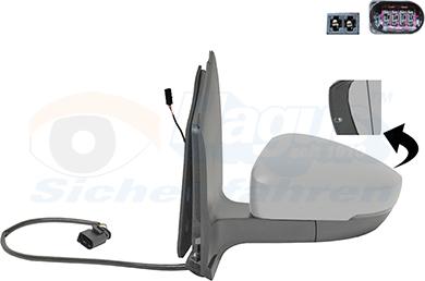 Van Wezel 5702807 - Specchio retrovisore esterno www.autoricambi360.it