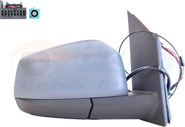 Van Wezel 5707826 - Specchio retrovisore esterno www.autoricambi360.it