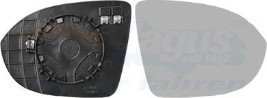 Van Wezel 5714838 - Vetro specchio, Specchio esterno www.autoricambi360.it