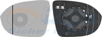Van Wezel 5715837 - Vetro specchio, Specchio esterno www.autoricambi360.it